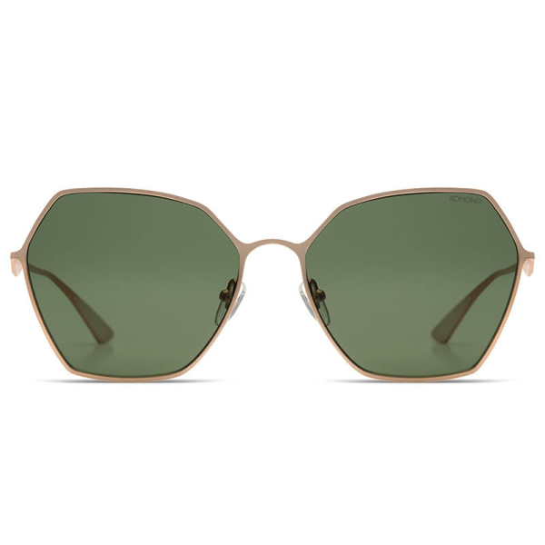 Komono Sonnenbrille Belle Expidition Galaxy night solid grün getönte Gläser, Front